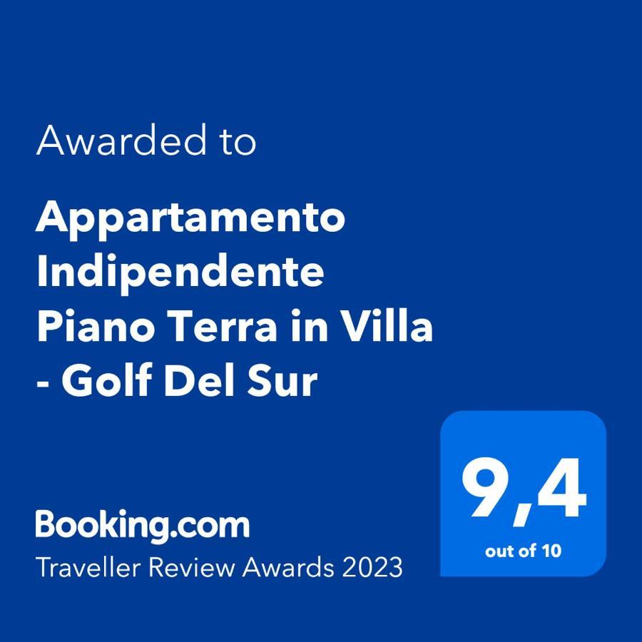 Appartamento Indipendente Piano Terra In Villa - Golf Del Sur San Miguel de Abona Bagian luar foto